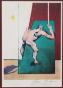 AFTER FRANCIS BACON (1909-1992) STUDY FOR THE HUMAN BODY , MAN TURNING ON THE LIGHT 1973