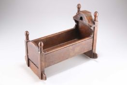 A VICTORIAN PINE DOLL'S CRADLE