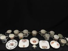 A QUANTITY OF ROYAL COMMEMORATIVE TEA WARES