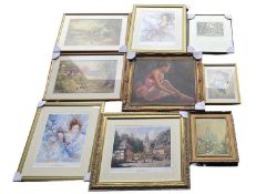 A GROUP OF EIGHT FURNISHING PICTURES