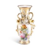 A FRENCH PORCELAIN VASE, MID-19TH CENTURY