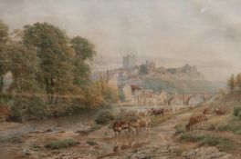 EBENEZER WAKE COOK (1843-1926) VIEW OF RICHMOND, NORTH YORKSHIRE