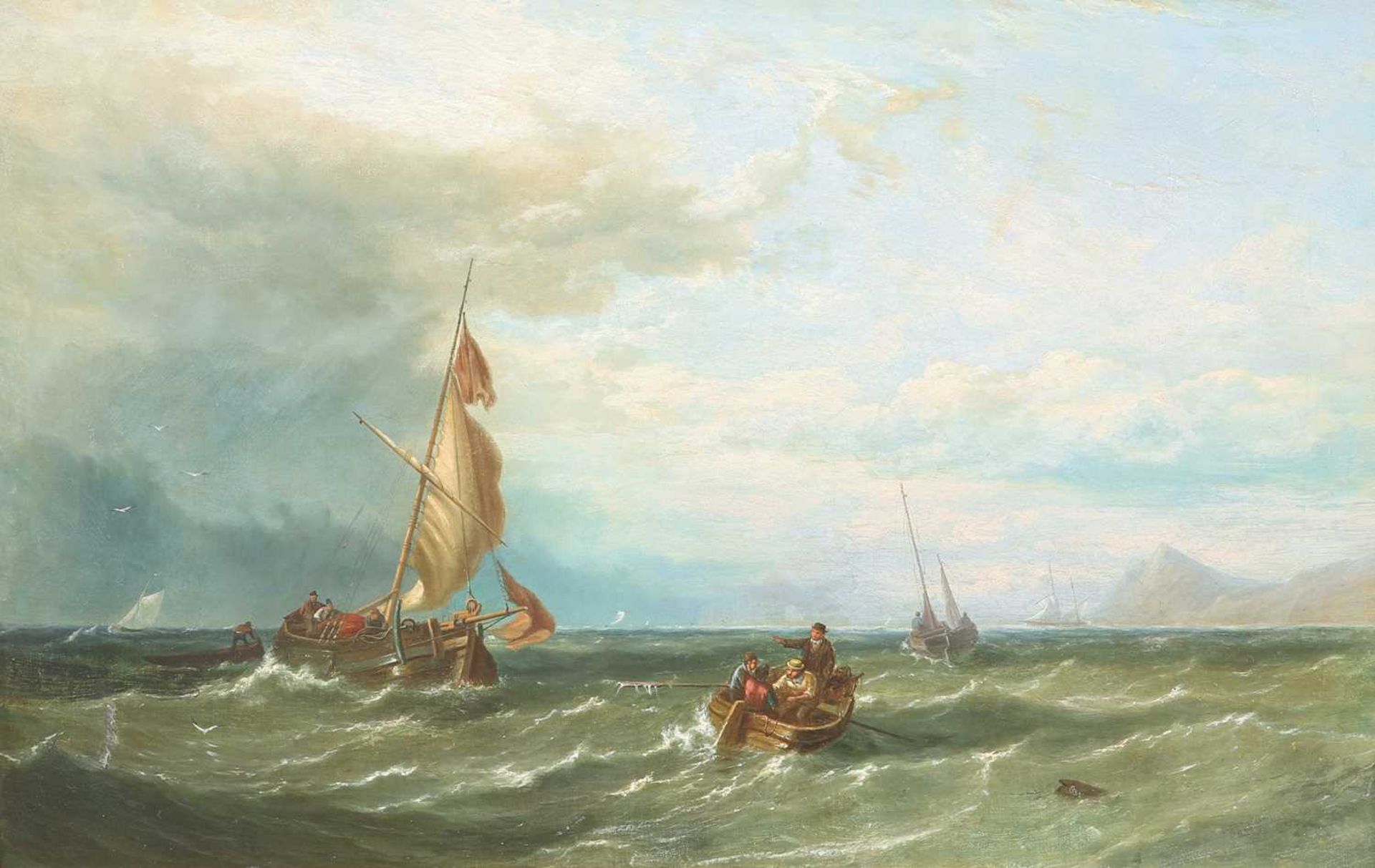 JOHN JAMES WILSON (1818-1875) OFF THE COAST