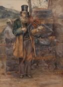 19TH CENTURY ENGLISH SCHOOL THE FIDDLER