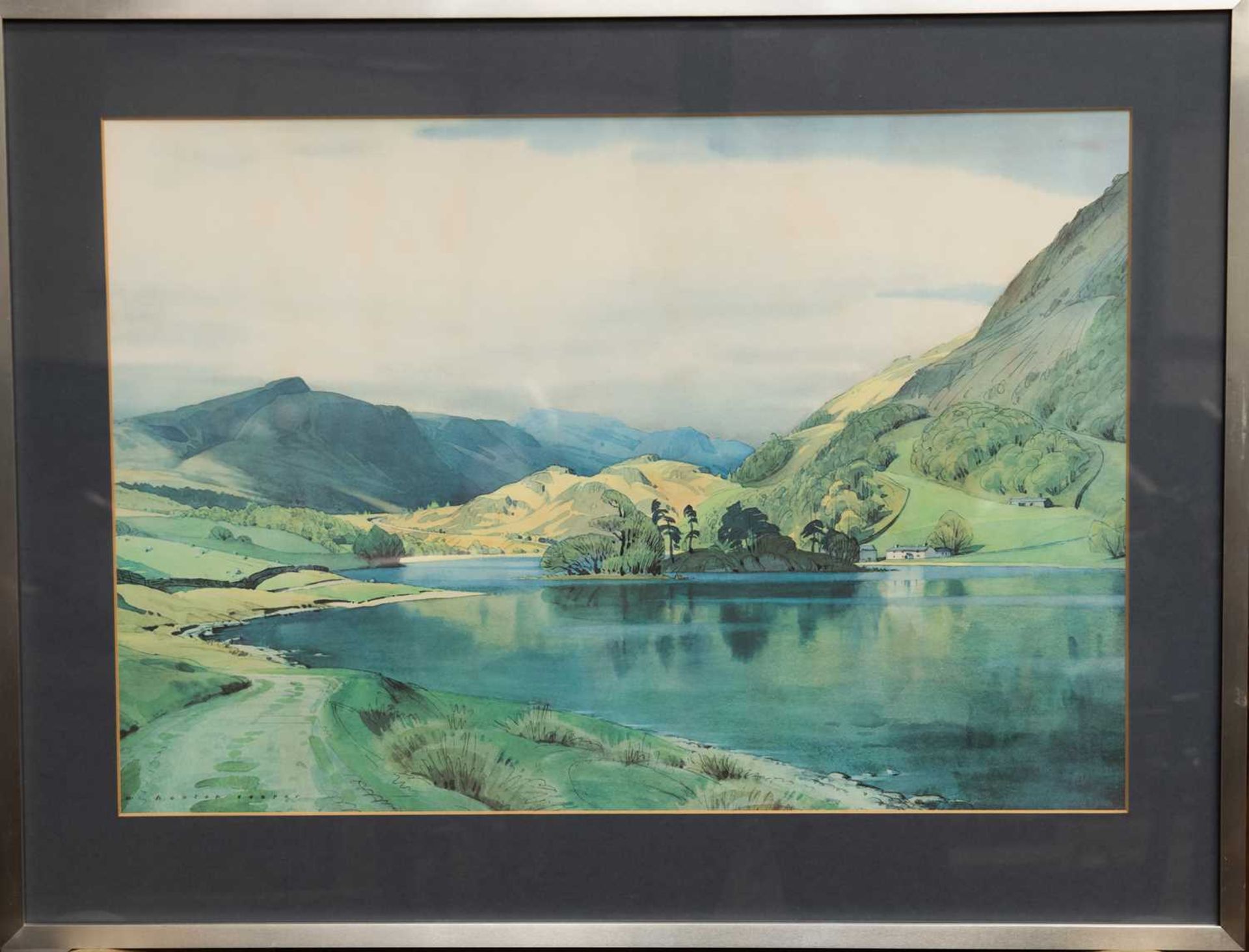 AFTER WILLIAM HEATON COOPER RA (1903-1995) TWO LANDSCAPE PRINTS - Image 2 of 2