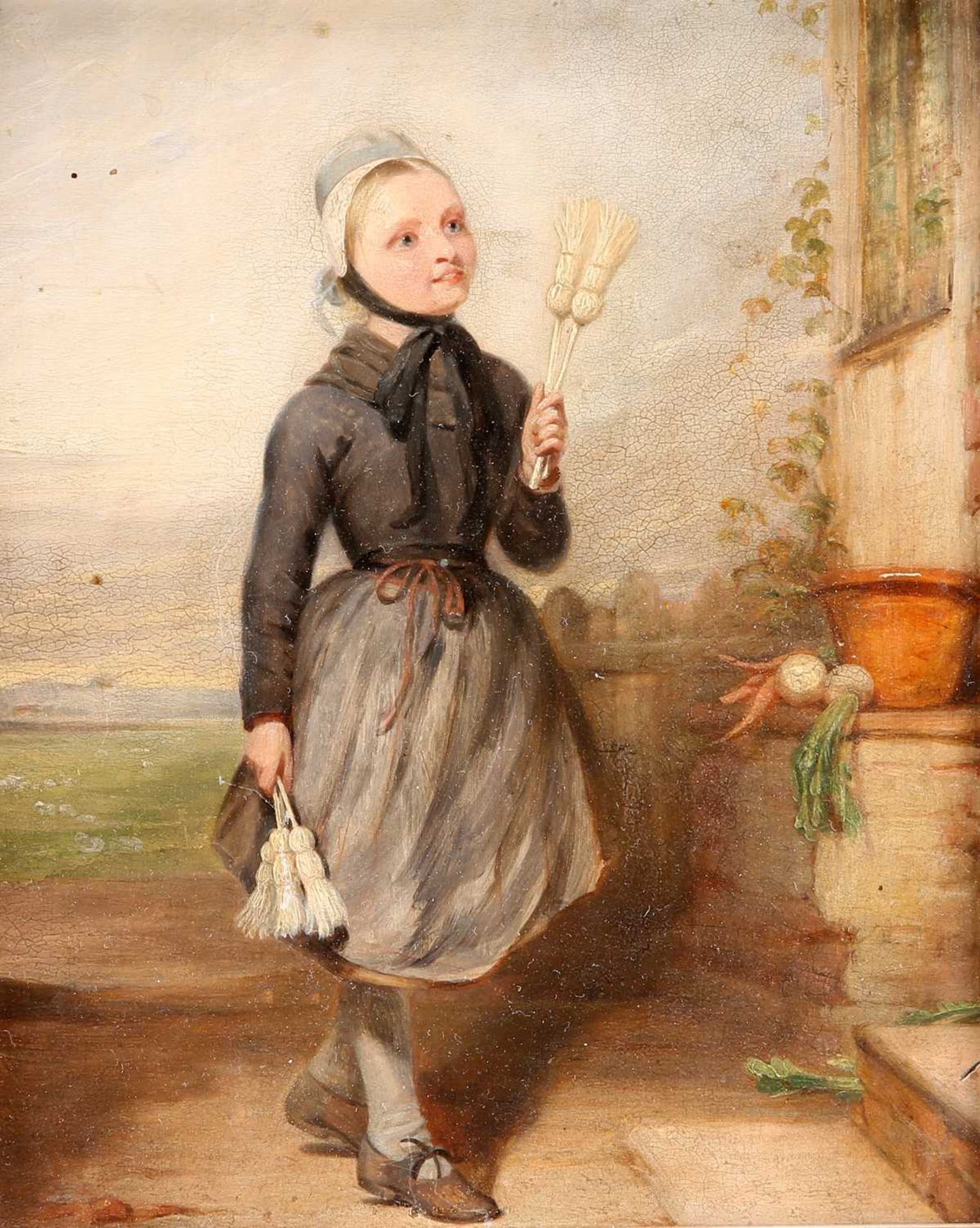 19TH CENTURY BRITISH SCHOOL PORTRAIT OF A GIRL