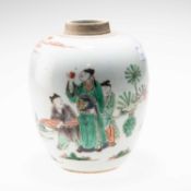 A CHINESE FAMILLE VERTE JAR