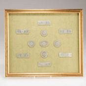 A COLLECTION OF 19TH CENTURY MOTHER-OF-PEARL GAMING COUNTERS