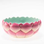 A CHINESE FAMILLE ROSE 'LOTUS' BOWL