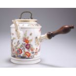 A MID 18TH CENTURY MEISSEN CHOCOLATE POT