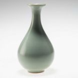 A CHINESE CELADON BOTTLE VASE