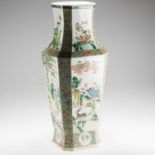 A CHINESE FAMILLE VERTE VASE