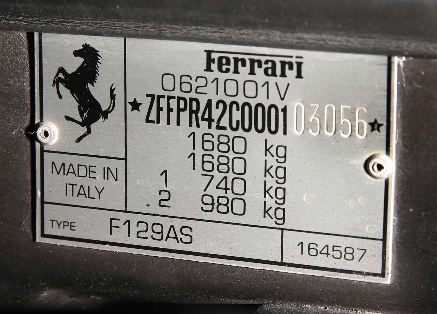 1995 FERRARI F355 GTS - Image 22 of 24