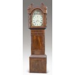 A VICTORIAN MAHOGANY EIGHT-DAY LONGCASE CLOCK, SIGNED L. SMITH, KEIGHLEY