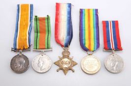 A GROUP OF MEDALS, WWI AND WWII