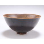 A CHINESE TEADUST-GLAZED BOWL