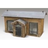 A PRIMITIVE DOLLS HOUSE, 19TH CENTURY