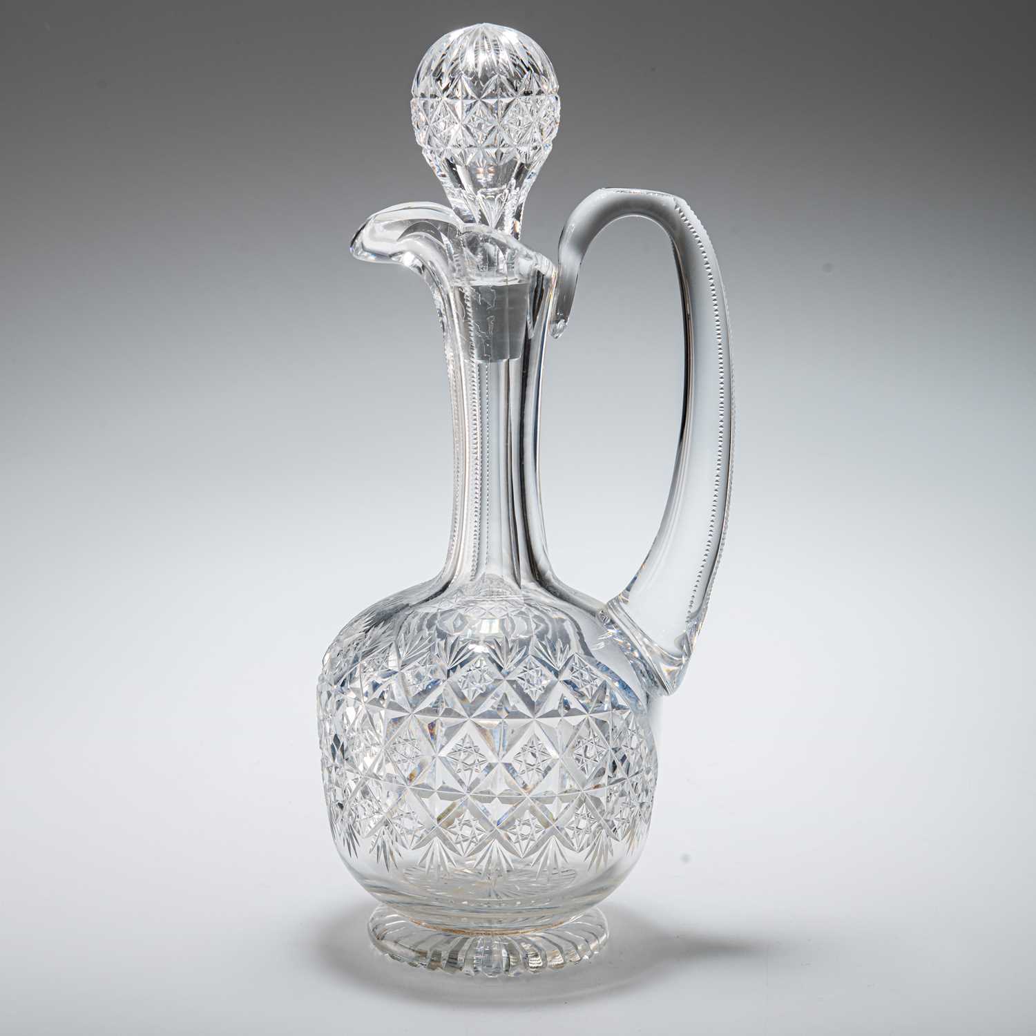 A THOMAS WEBB 'WELLINGTON' CUT-GLASS DECANTER