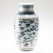 A CHINESE DOUCAI VASE