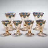 SEVEN VENETIAN DRINKING GLASSES