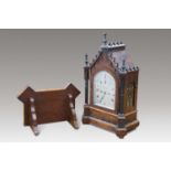 A VICTORIAN BURR WALNUT DOUBLE FUSEE BRACKET CLOCK, SIGNED PARKINSON & BOUTS, LONDON