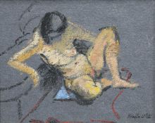 FRANKLIN WHITE (BRITISH 1892-1975) SEATED NUDE