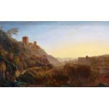 19TH CENTURY ENGLISH SCHOOL ITALIANATE LANDSCAPE