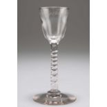 A HULSTKAMP DUTCH GIN GLASS, CIRCA 1880