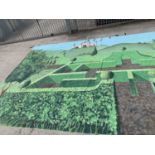 ALICE IN WONDERLAND GARDEN MAZE CLOTH