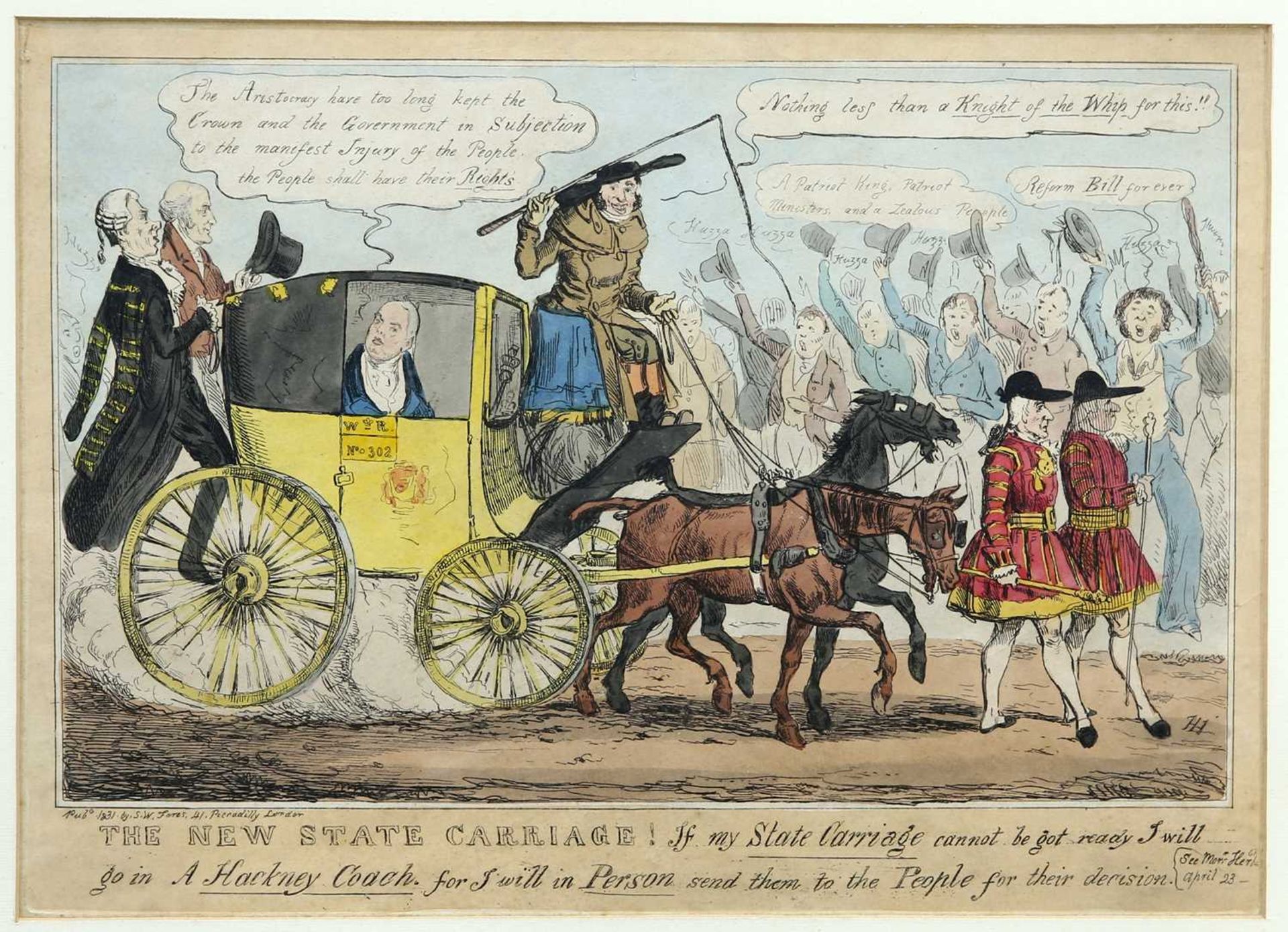 AFTER HENRY HEATH (1801-1858) THE NEW STATE CARRIAGE!