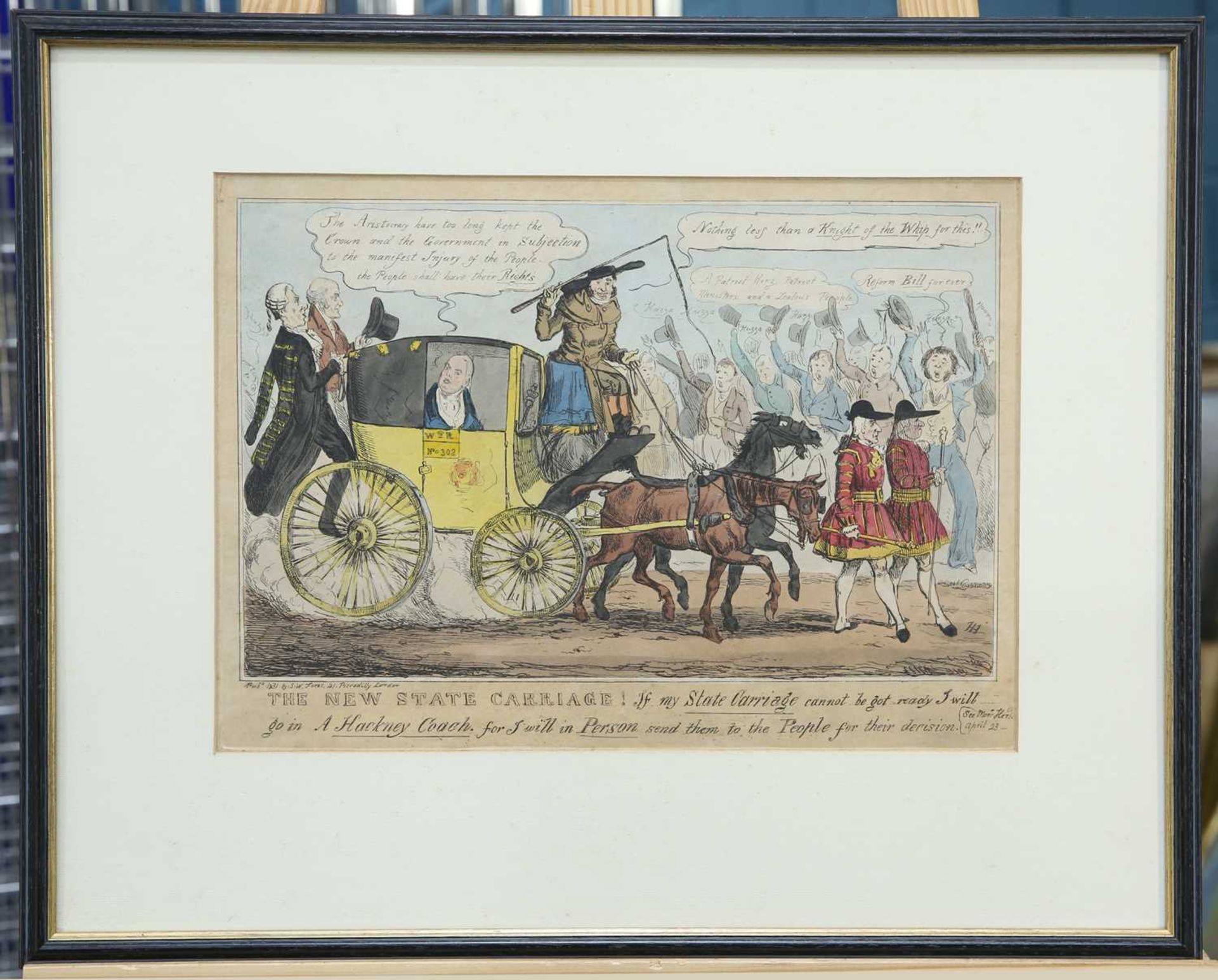 AFTER HENRY HEATH (1801-1858) THE NEW STATE CARRIAGE! - Bild 2 aus 2