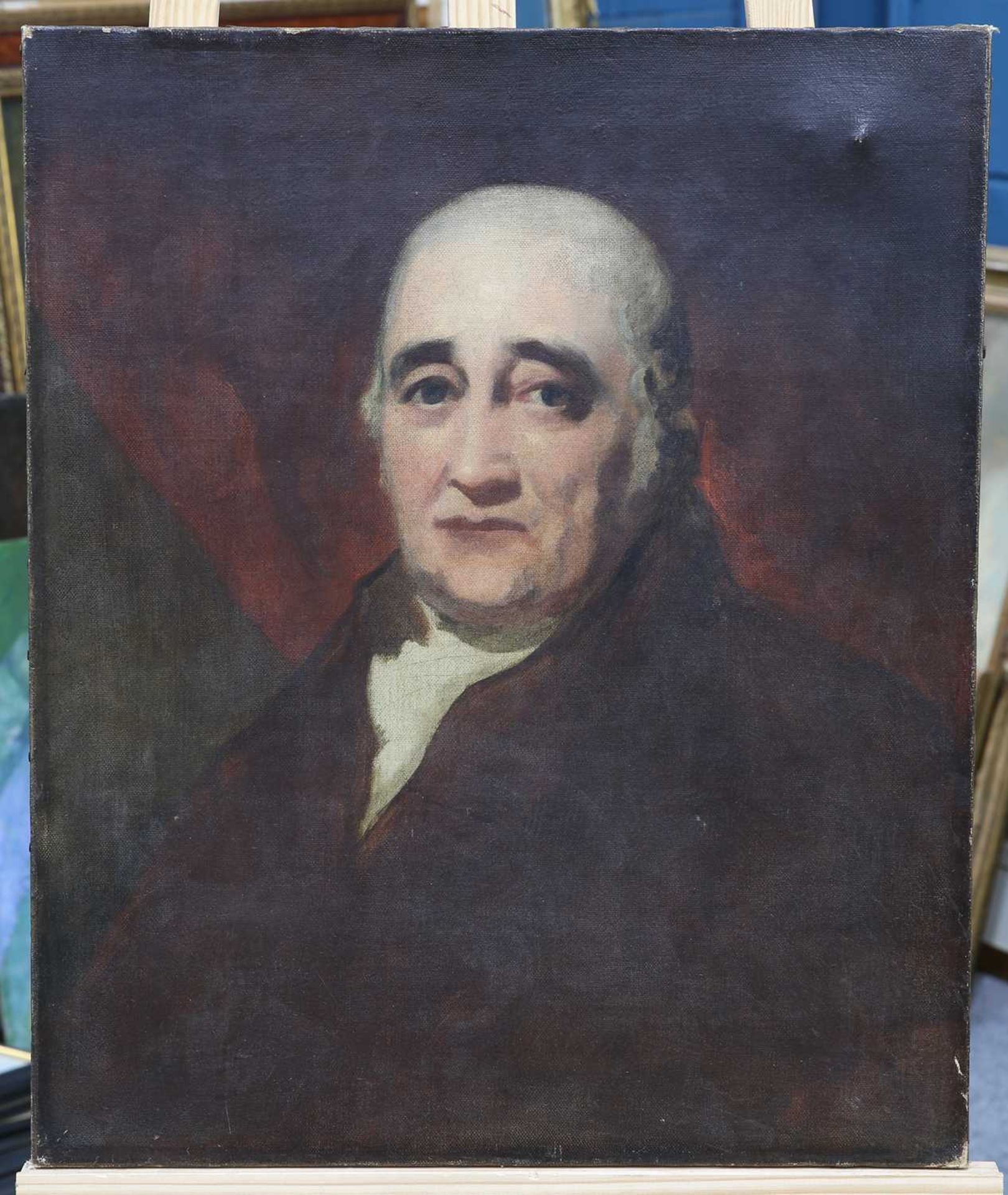 ATTRIBUTED TO SIR HENRY RAEBURN (1756-1823) PORTRAIT OF A GENTLEMAN