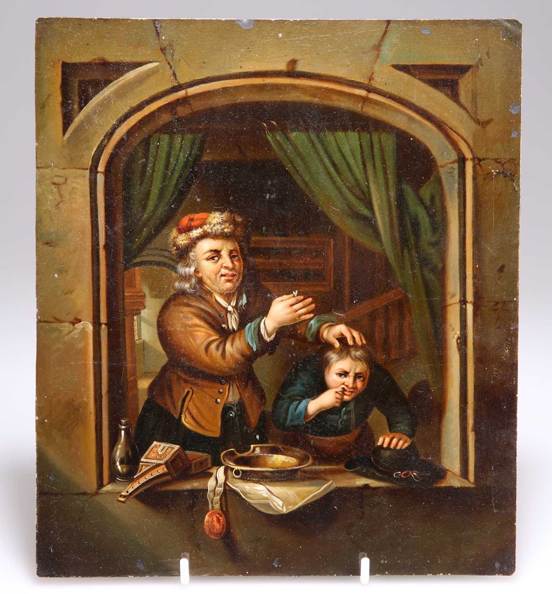 19TH CENTURY OLD MASTER STYLE THE DENTIST