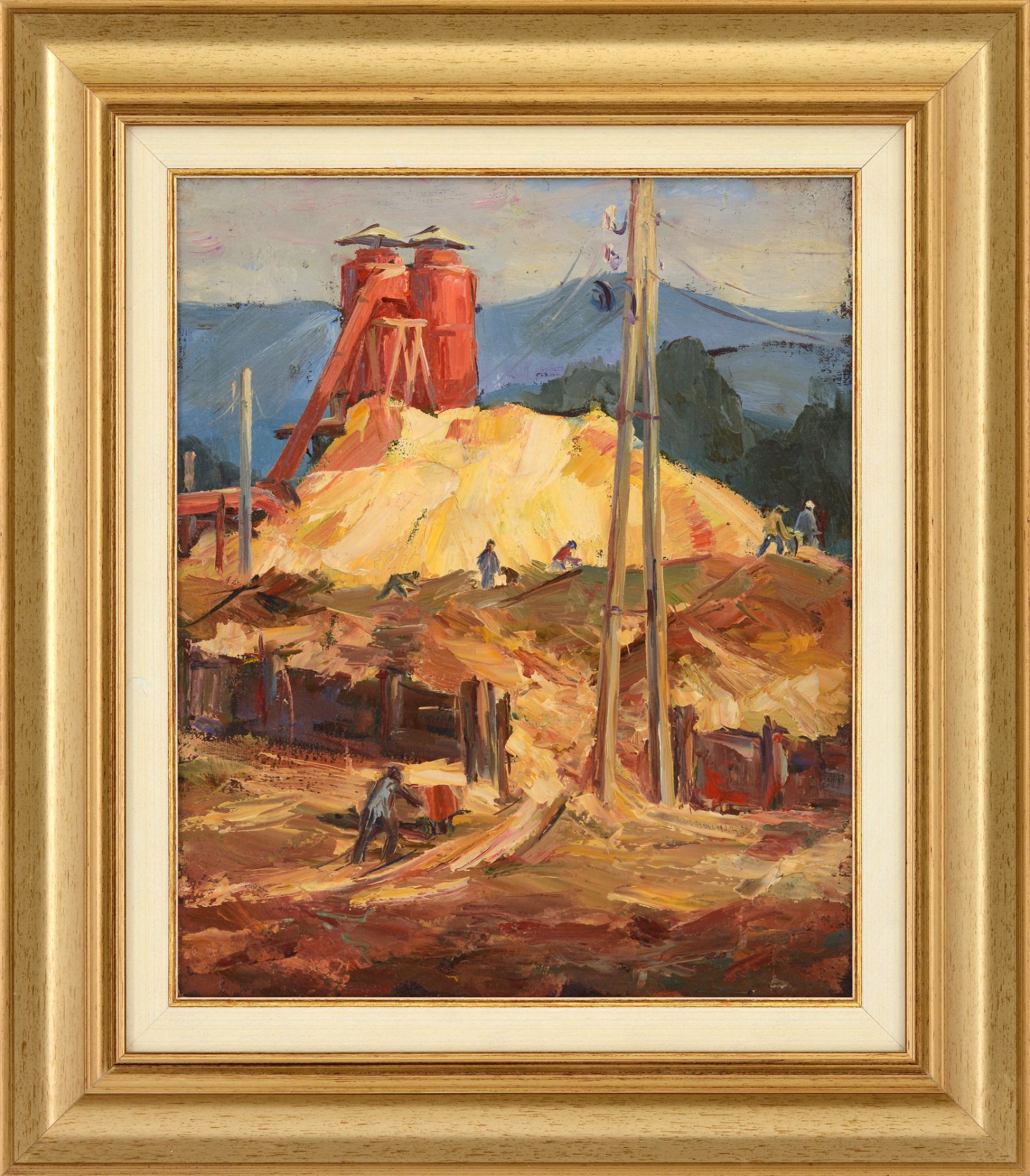 HRISTO IVANOV FOREV /Bulgarian, 1927-2005/ „At the silos II“ - Image 2 of 3