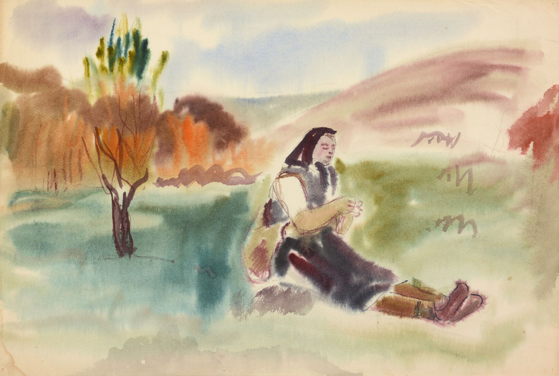 VASKA EMANUILOVA IGOVA
/Bulgarian, 1905-1985/ „Rest in nature“