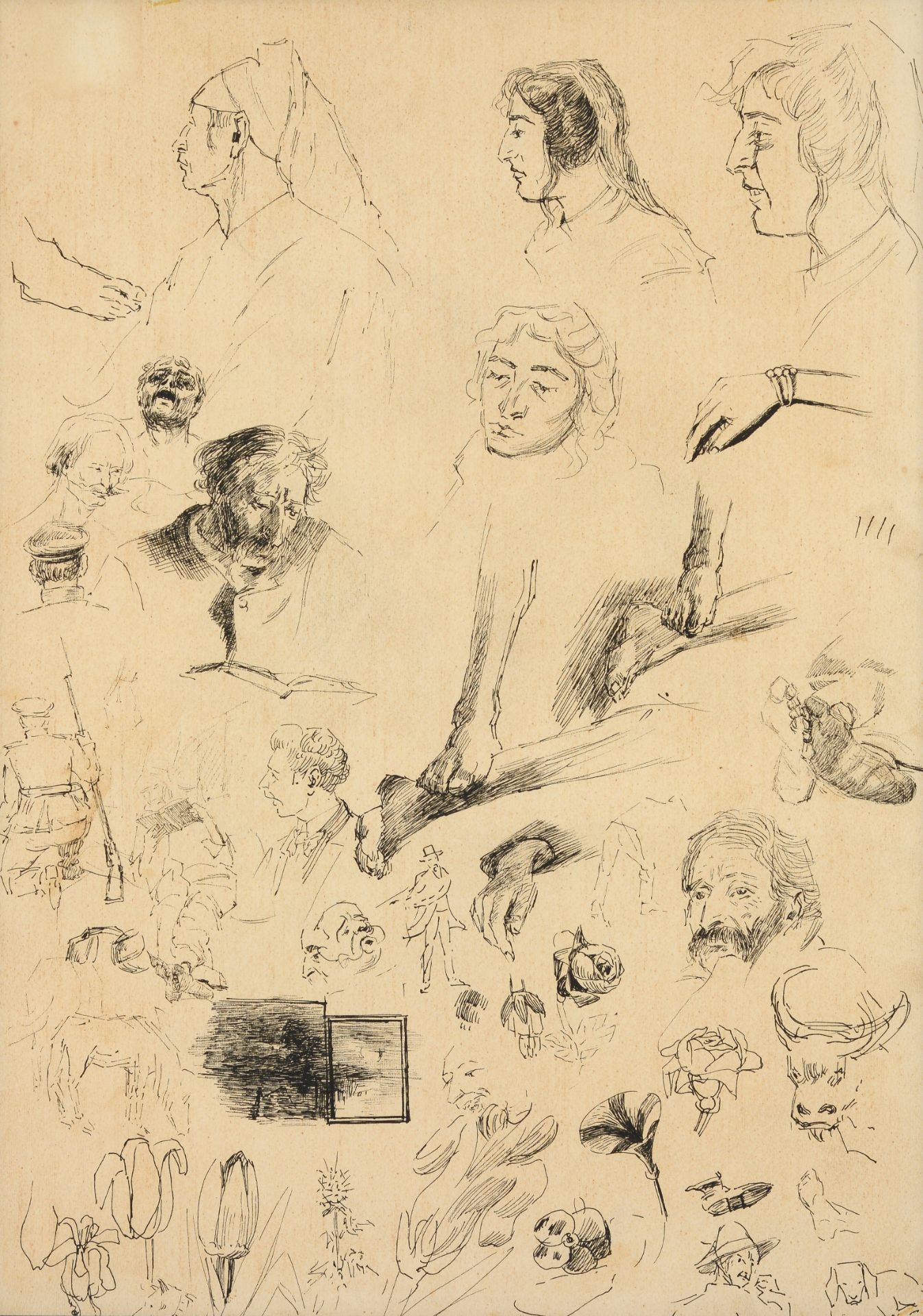 VLADIMIR DIMITROV POPPETROV - MAYSTORA /Bulgarian, 1882-1960/ „Sketches I“ - Bild 2 aus 5