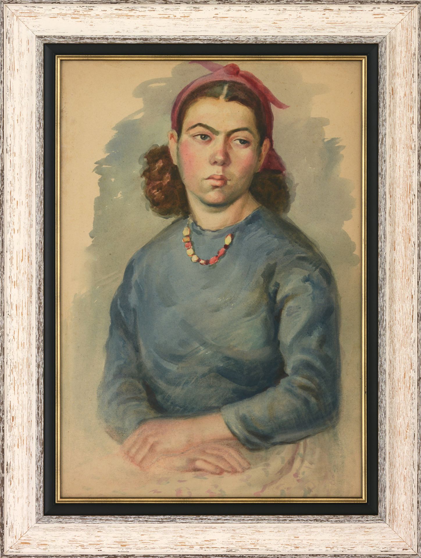 ANGEL BOTEV /b.1931/
„Lady‘s portrait“ - Bild 2 aus 3