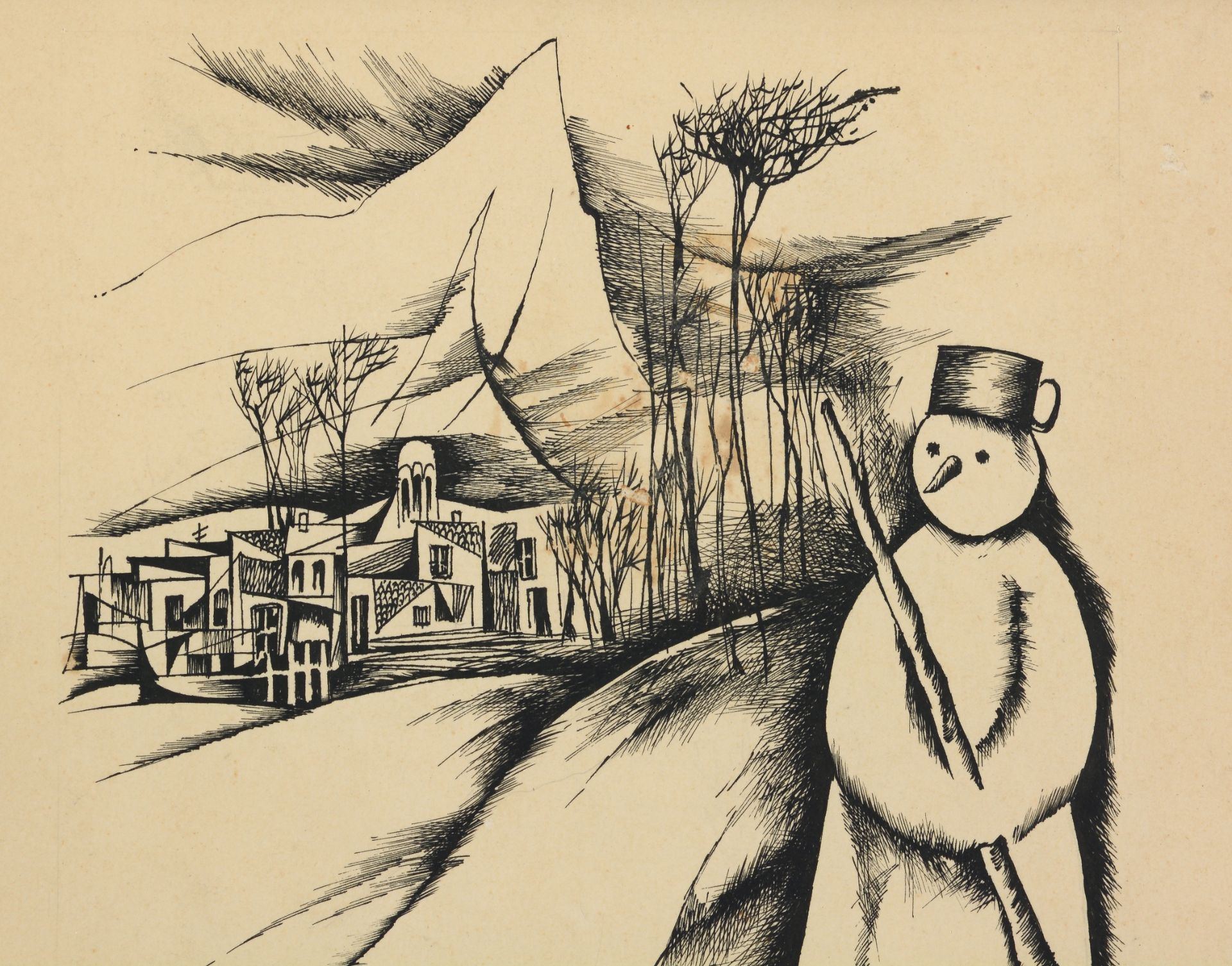 MICHALIS NICOLAS GARОUDIS
/Greek, 1940-2021/ „Snowman“
 - Image 3 of 4