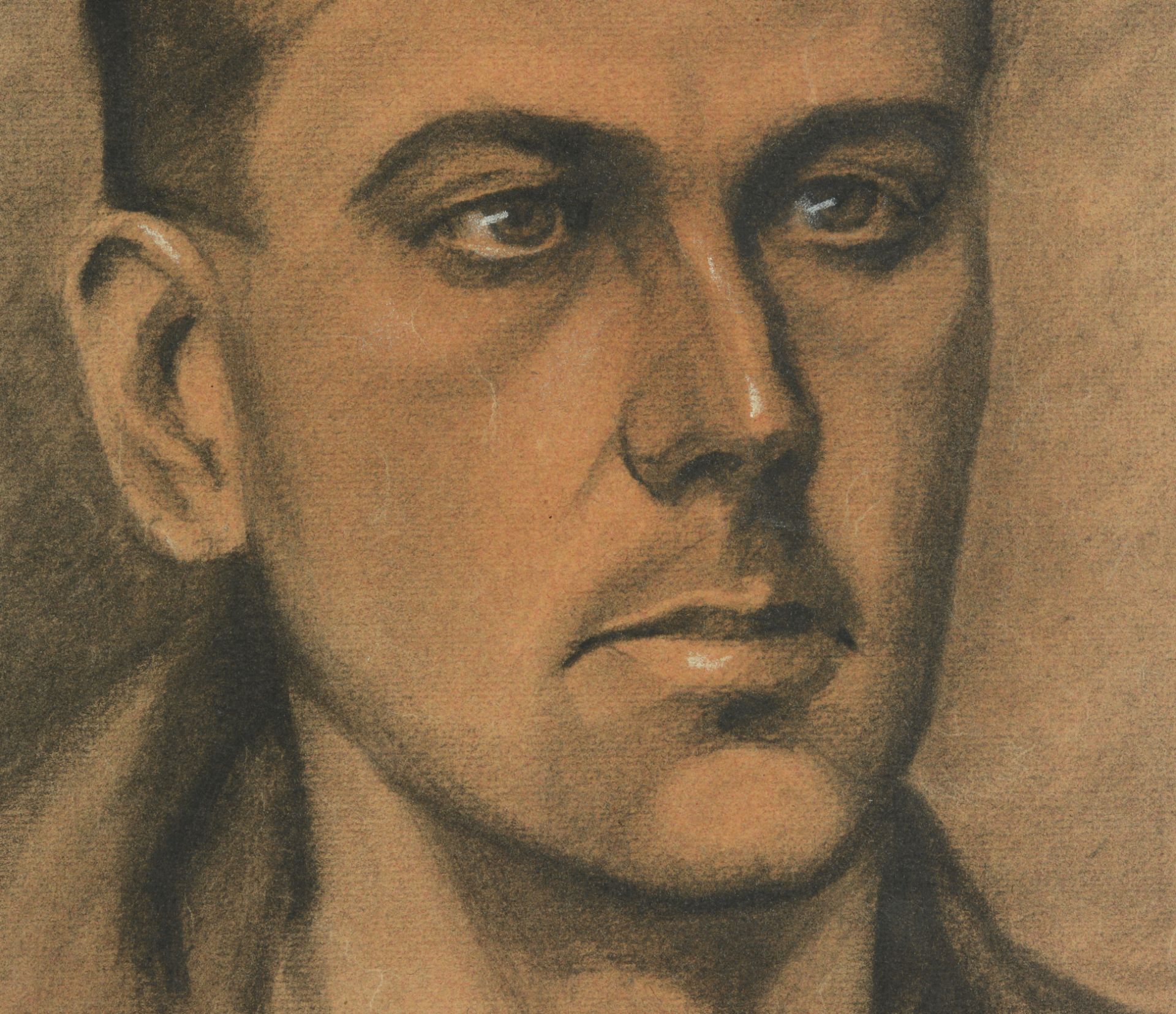 BLAGOY KONSTANTINOV
MAVROV (MAVRODIEV)
/Bulgarian, 1897-1967/ „Portrait of a young man“
 - Image 3 of 3