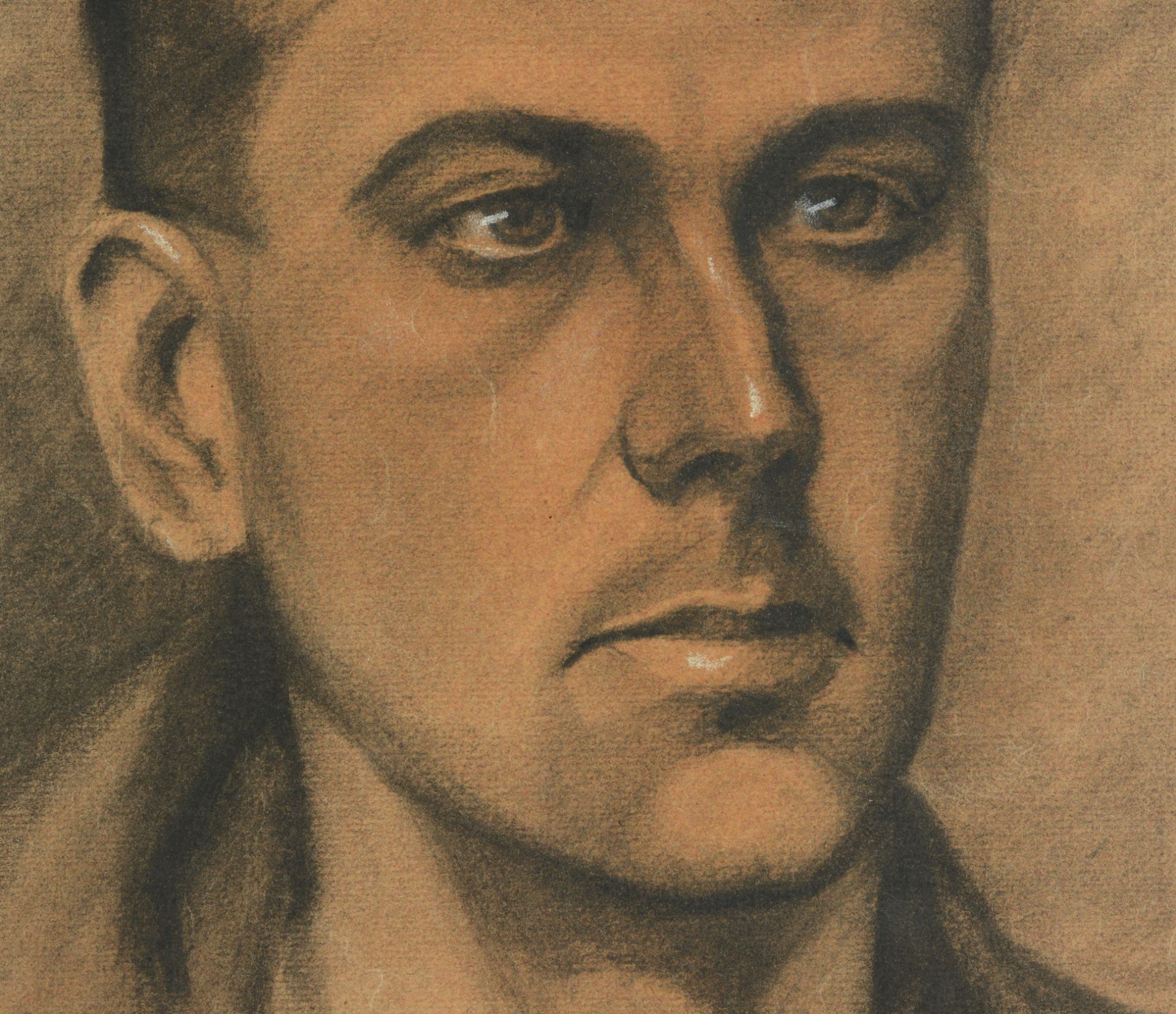 BLAGOY KONSTANTINOV
MAVROV (MAVRODIEV)
/Bulgarian, 1897-1967/ „Portrait of a young man“
 - Bild 3 aus 3