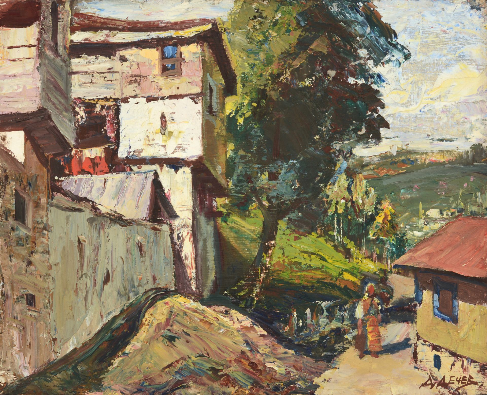 DANAIL DECHEV NEDEV
/Bulgarian, 1891-1962/
„Landscape“