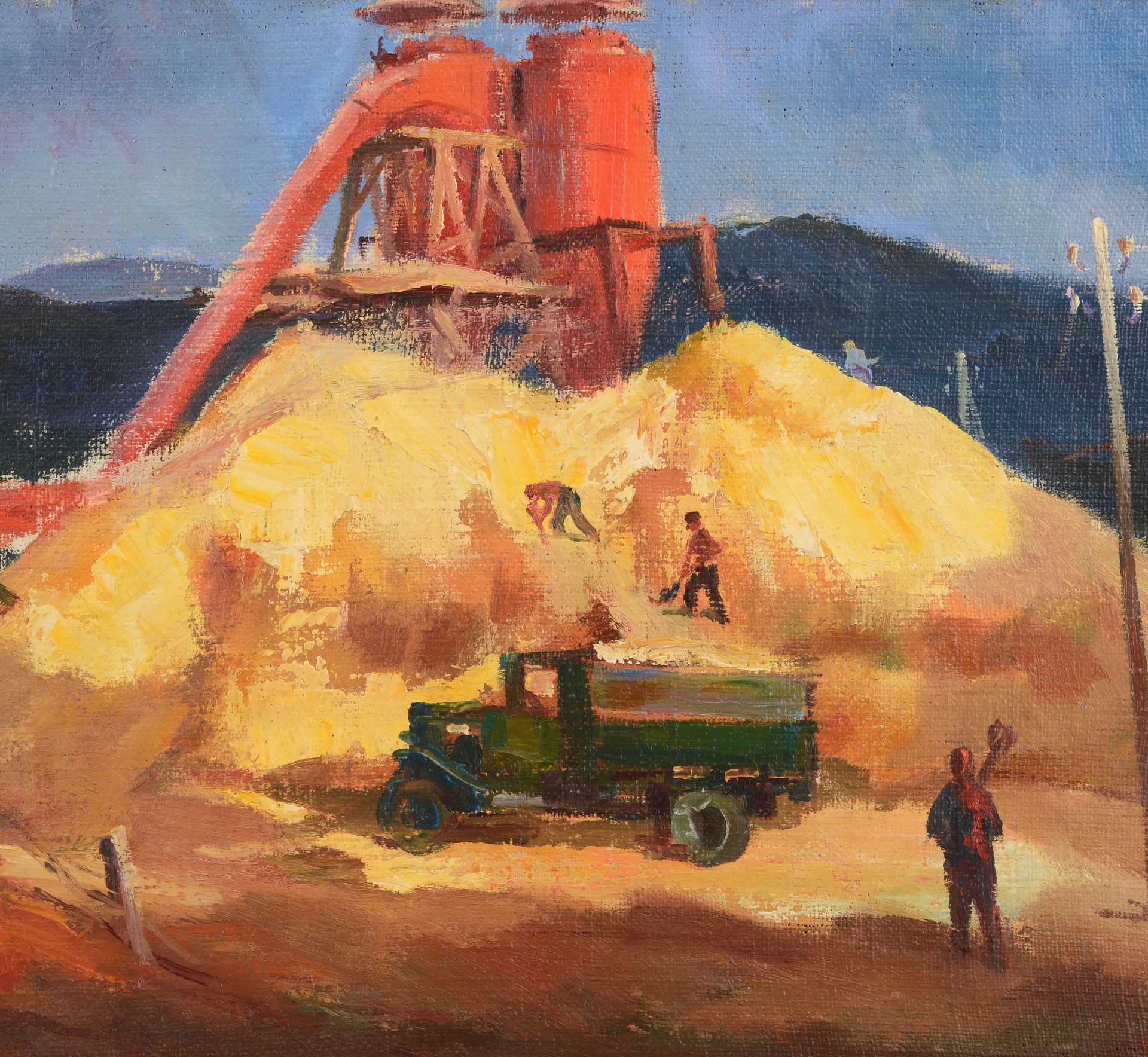 HRISTO IVANOV FOREV /Bulgarian, 1927-2005/ „At the silos“ - Image 3 of 3