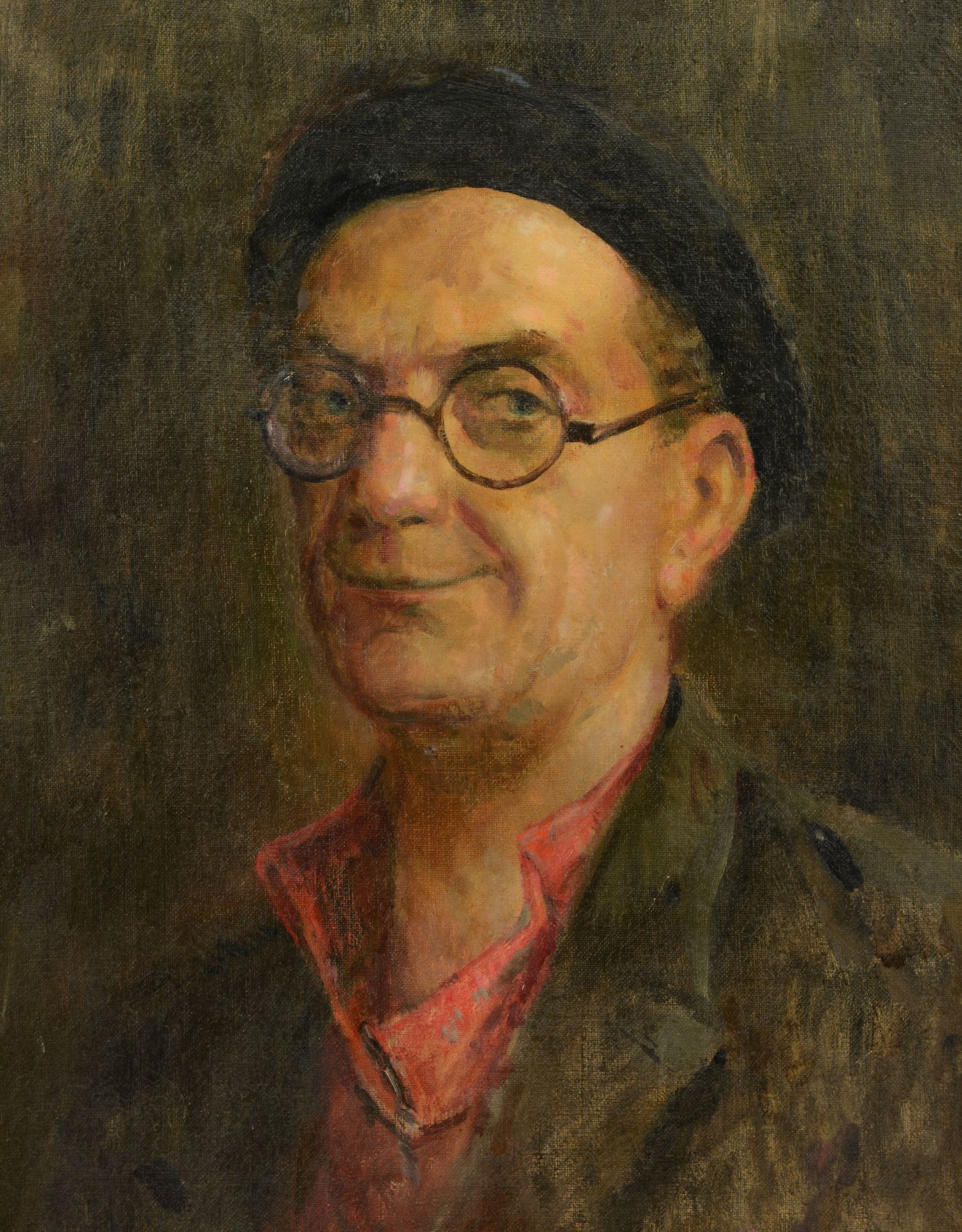 STEFAN PETROV GEORGOV
/Bulgarian, 1899-1978/ „Self-portrait“
 - Image 3 of 4