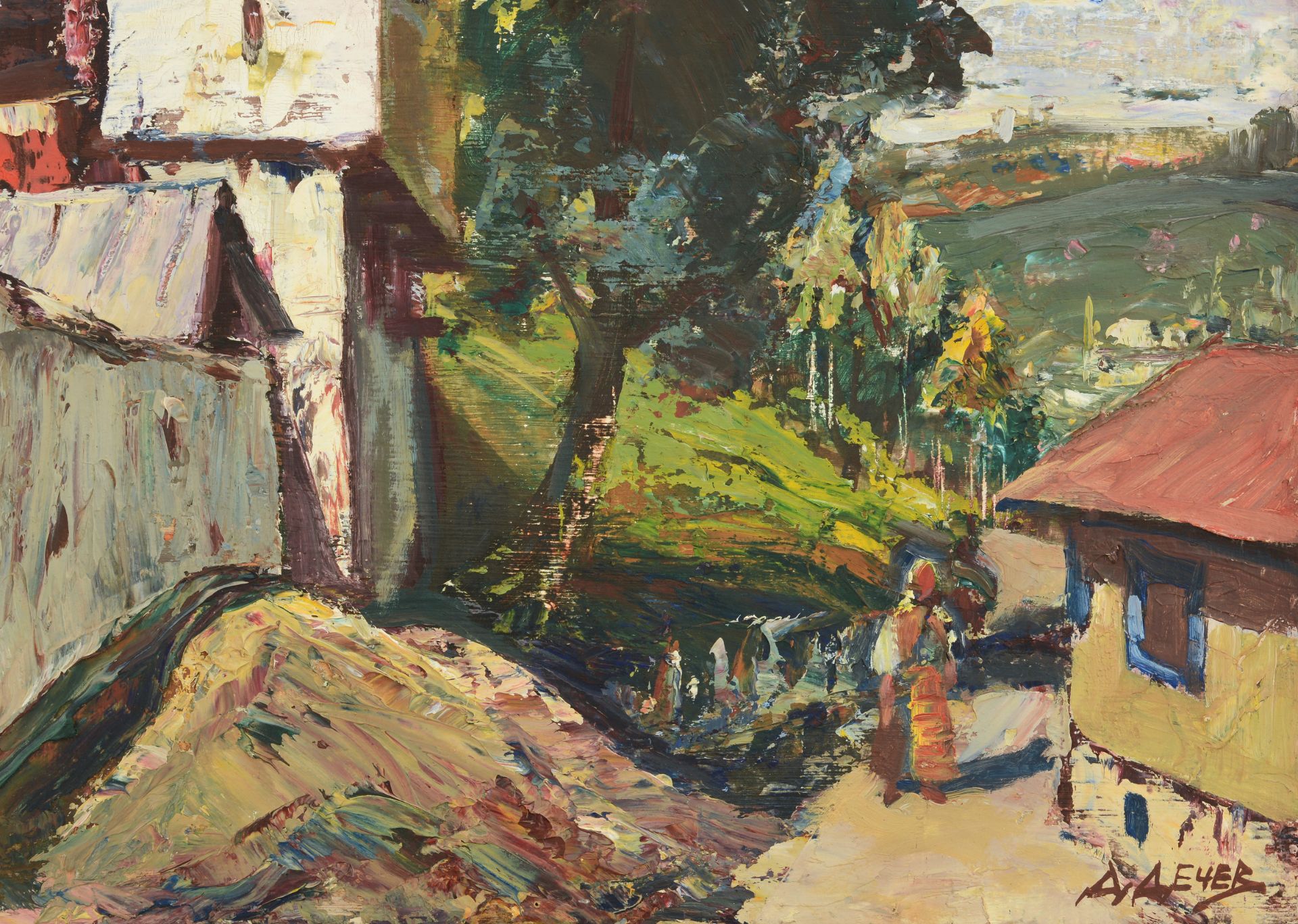 DANAIL DECHEV NEDEV
/Bulgarian, 1891-1962/
„Landscape“ - Image 3 of 4