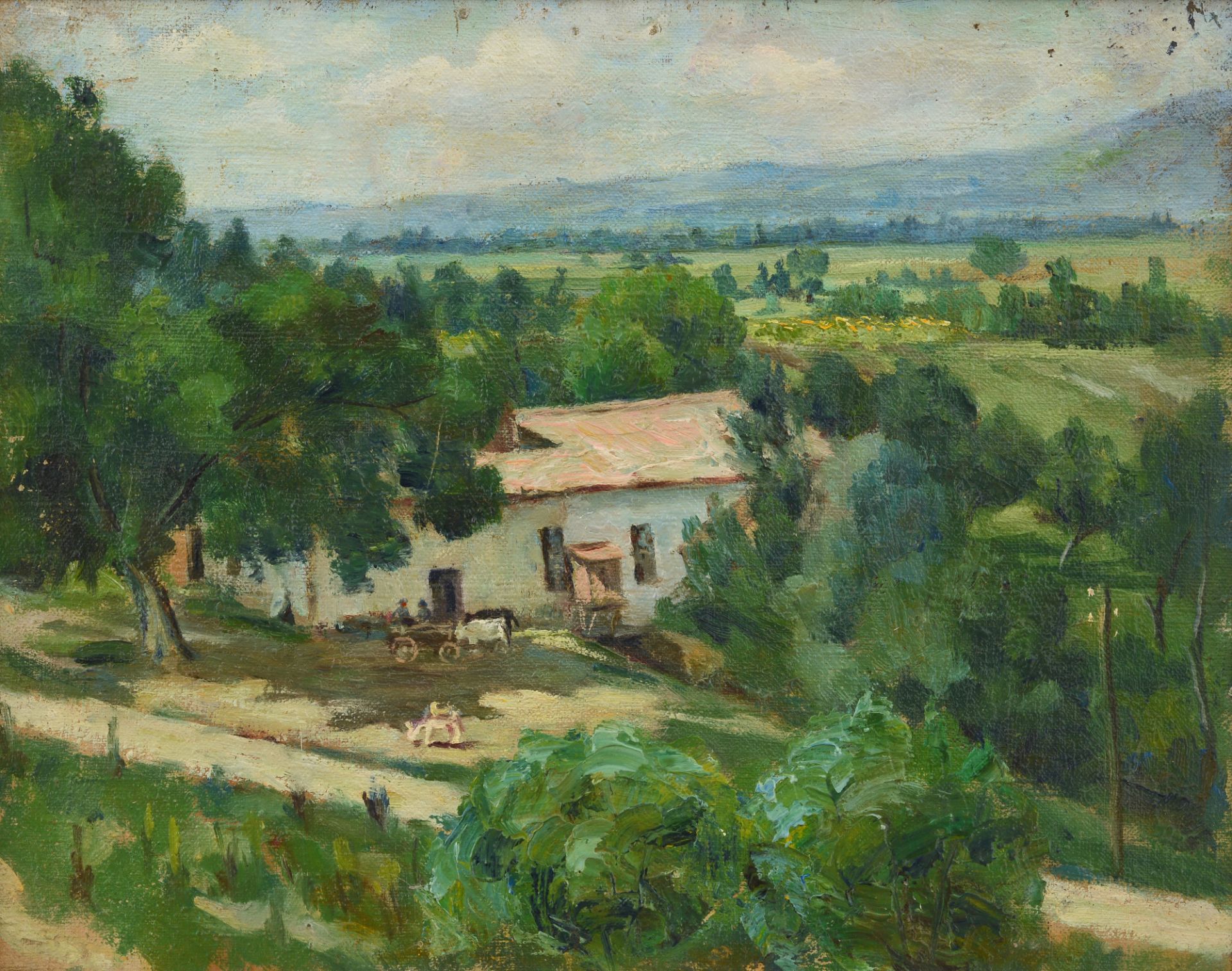 HRISTO IVANOV FOREV /Bulgarian, 1927-2005/ „Landscape”