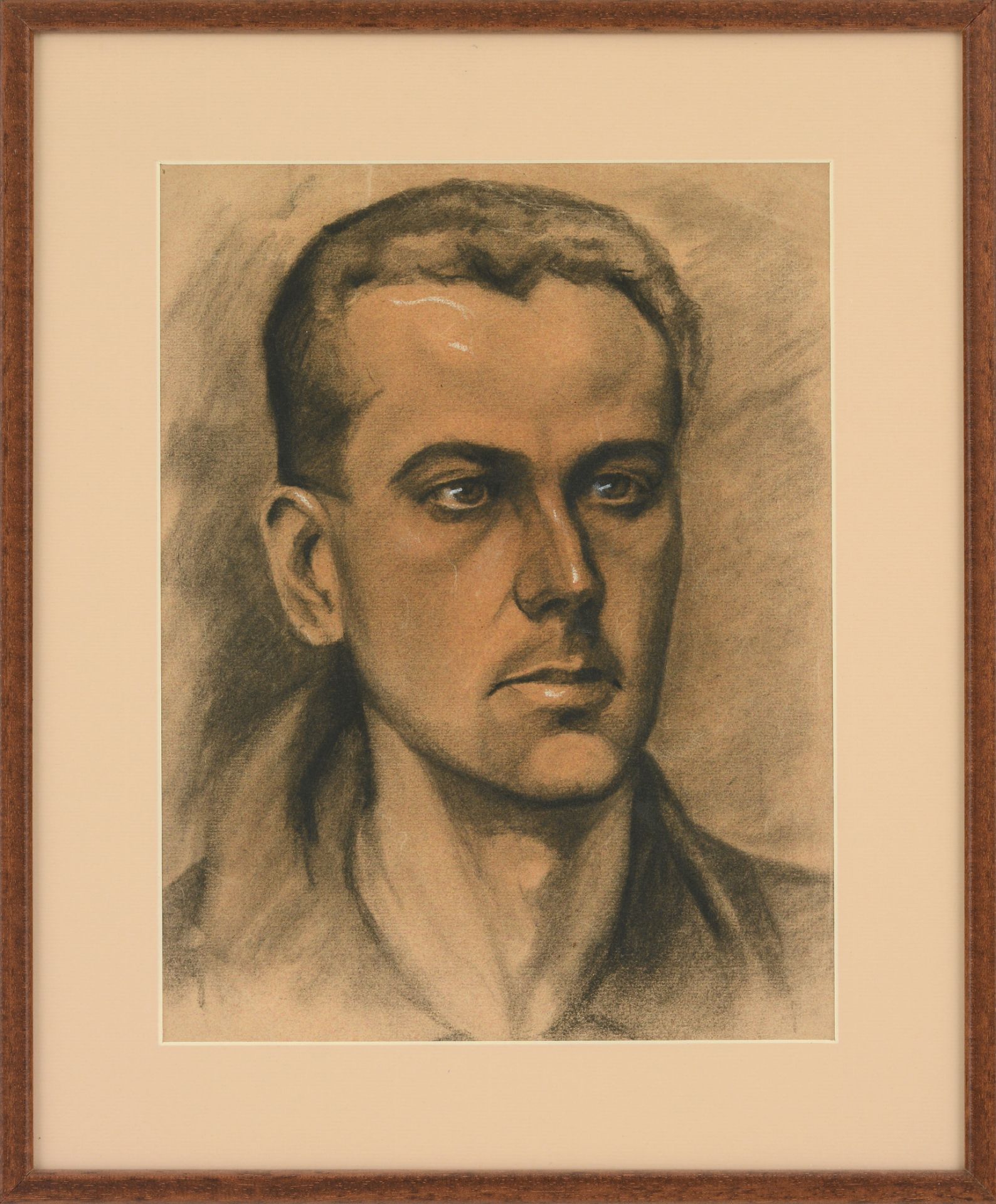 BLAGOY KONSTANTINOV
MAVROV (MAVRODIEV)
/Bulgarian, 1897-1967/ „Portrait of a young man“
 - Image 2 of 3