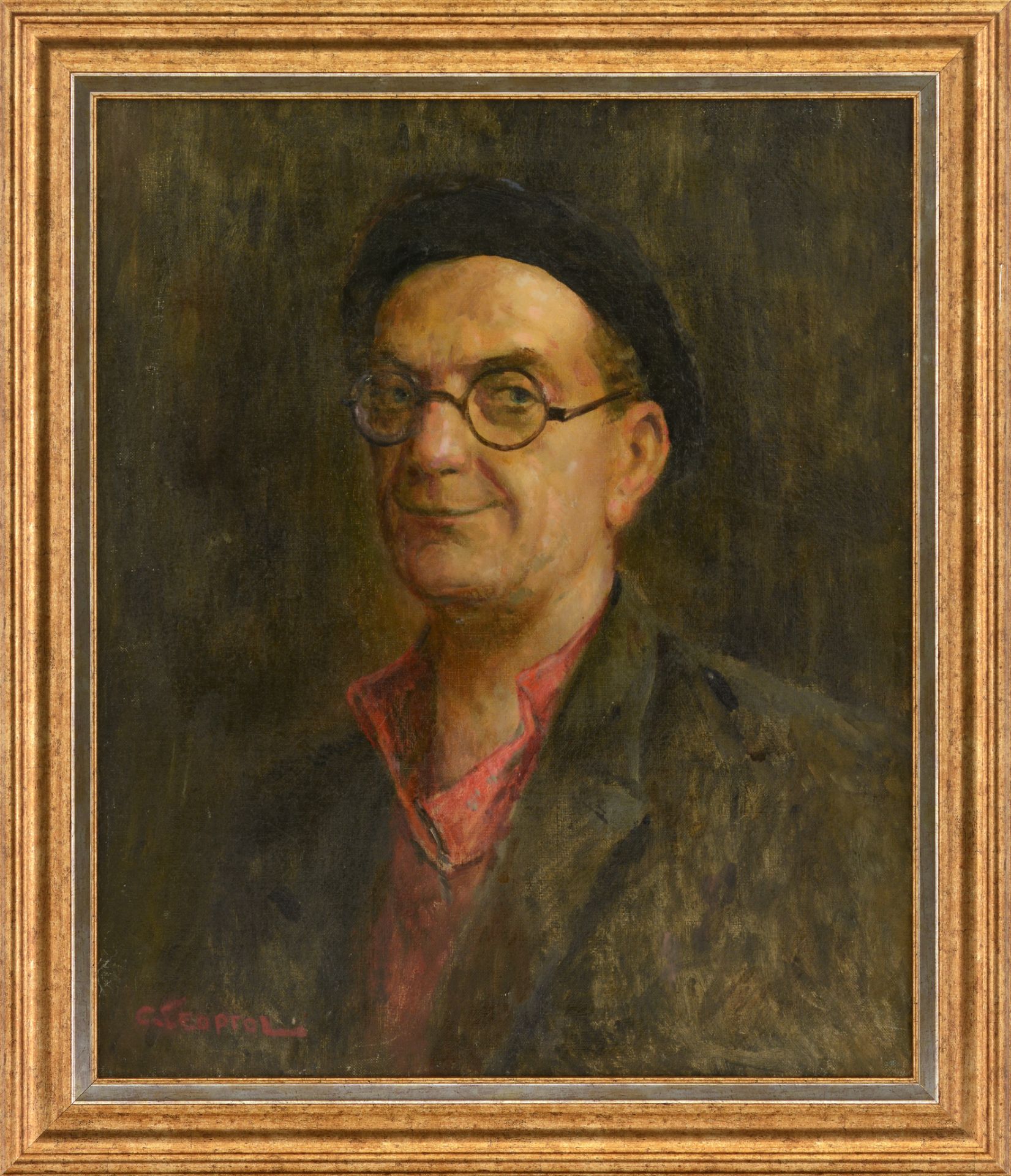 STEFAN PETROV GEORGOV
/Bulgarian, 1899-1978/ „Self-portrait“
 - Image 2 of 4