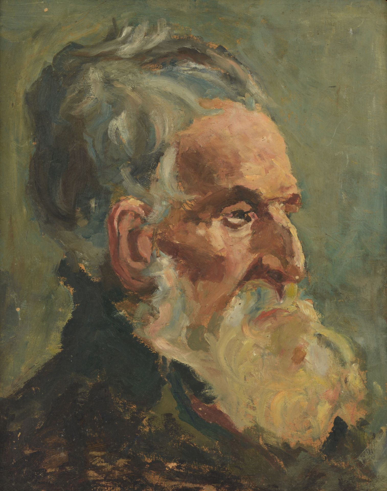 LEONID TSONEV YORDANOV /1910-1999/ „Portrait of an elderly man with a beard“
