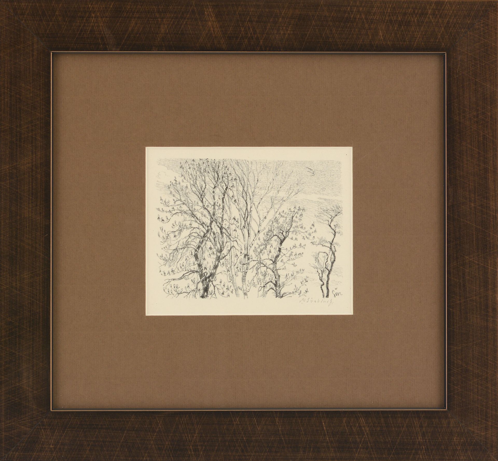 MAX ŠVABINSKÝ /1873-1962/ „Trees“ - Image 2 of 4