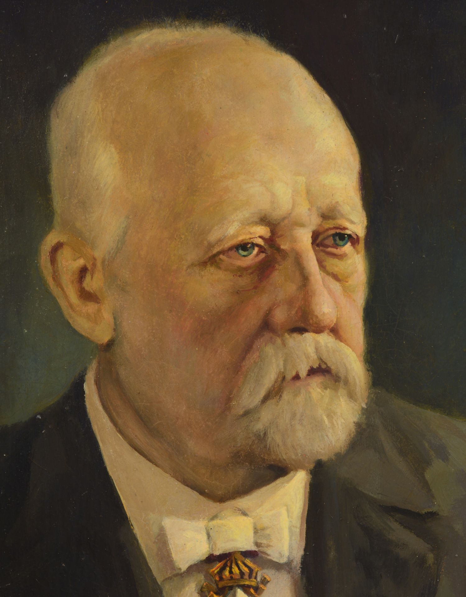 IVAN KONSTANTINOV SOLAROV /1925-2000/ „Portrait of Academician Lubomir Miletich“ - Bild 3 aus 3